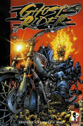 Ghost Rider The Hammer Lane Tpb (marvel Knights) 1 - 1st 2002 Vf Stock Image