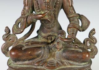 Fine Antique Chinese Tibetan Bronze of Statue of Seated Figure 10