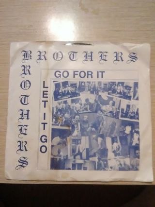 Brothers " Go For It/let It Go " Rare Modern Soul Funk 45 Private Qca Hear
