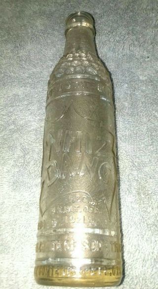 Very Rare Art Deco 1921 Vintage Whiz Bang Soda Bottle Golden State Bottling.