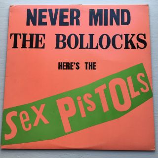 1977 “never Mind The Bollocks Here 