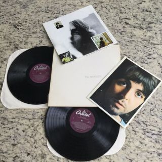 The Beatles White Album Swbo 101 2 Nm Vinyls Lp Capitol Records,  Poster,  Photos