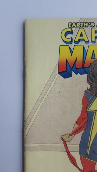 Captain Marvel 17 2nd print 1st Appearance Kamala Khan Ms Marvel Comic 4