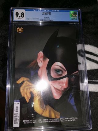 Batgirl 25 Joshua Middleton Cover Cgc 9.  8 Scott Story Bennet Derenick