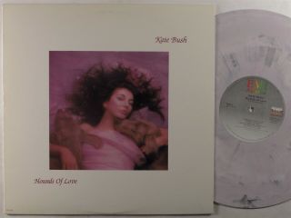 Kate Bush Hounds Of Love Emi Lp Nm Pink Marble Vinyl