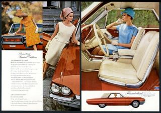1965 Ford Thunderbird Special Landau Copper Car Shannon Rogers Clothes Print Ad
