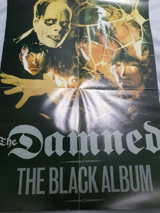 Rare The Damned The Black Album Lp Big Beat With Inner Sleeve And Rare Poster