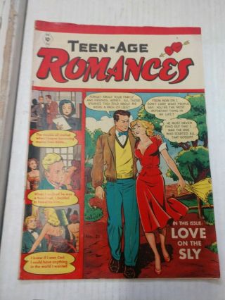 Teen - Age Romances 21 Matt Baker Cover And Art Fine Plus