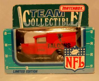 Atlanta Falcons Model T Ford Matchbox Models Of Yesteryear Diecast 1:43 Scale