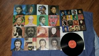 The Who Face Dances 1981 - First Uk Press - Polydor Lab,  Poster -