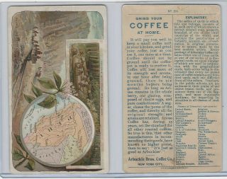 K3 Arbuckle Coffee,  Principle Nations Of The World,  1890,  84 Peru