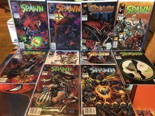 Spawn 1,  2,  5,  6,  8,  9,  11 - 14 Newsstand Image Comics 1992 Todd Mcfarlane