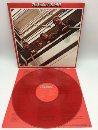 The Beatles / 1962 - 1966 2lp Us 1973 Red Vinyl Capitol Records Sebx - 11842 Nm