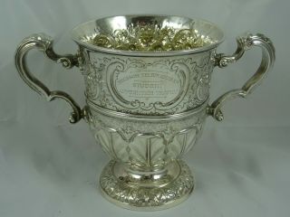 Magnificent,  George Ii Solid Silver Cup,  1751,  733gm