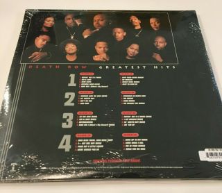 Death Row - Greatest Hits Clear Vinyl 4 LP 2