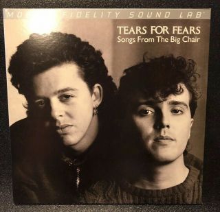 Songs From The Big Chair By Tears For Fears Mobile Fidelity Mfsl Lp Low 153
