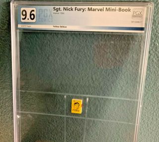 1966 Marvel Mini Book: Sgt.  Nick Fury Yellow Edition Pgx 9.  6 Hgc |