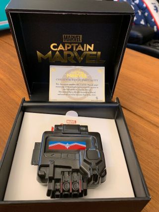 Captain Marvel Nick Fury Pager Money Clip Sdcc 2019 Abc Exclusive Gift Box Card