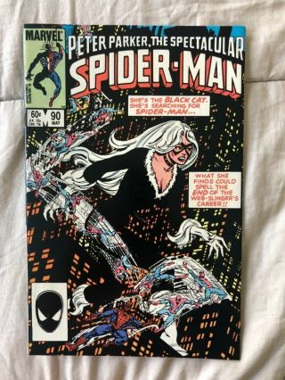 Peter Parker The Spectacular Spider - Man 90 1984 Marvel Comics