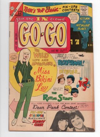 Charlton Comics Go - Go 5 1967 Sonny And Cher