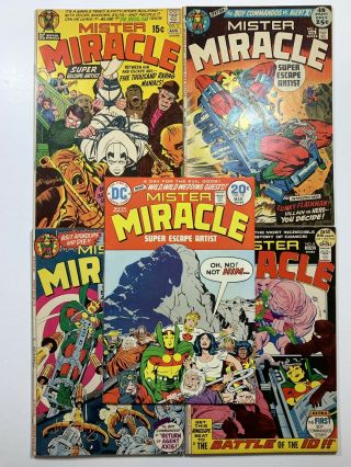 Mister Miracle 3,  6,  7,  8,  18 First App Female Furies,  Guillotina,  Gods Movie