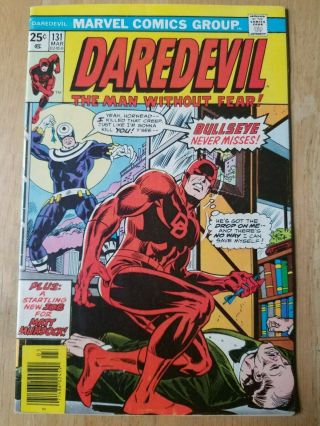 Marvel Daredevil 131 1st First Appearance Bullseye Mvs Intact Mid Grade