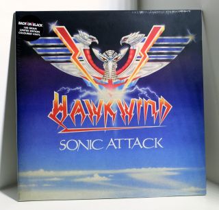 Hawkwind Sonic Attack 180 - Gram Blue Color Vinyl 2xlp Bonus Tracks Ltd Ed.