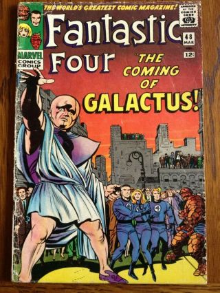 Fantastic Four 48 (mar 1966,  Marvel) The Coming Of Galactus