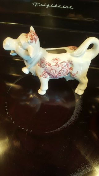 Vintage Cow Creamer Or Milk Pitcher Made In England Country Farm Kitchen Decor