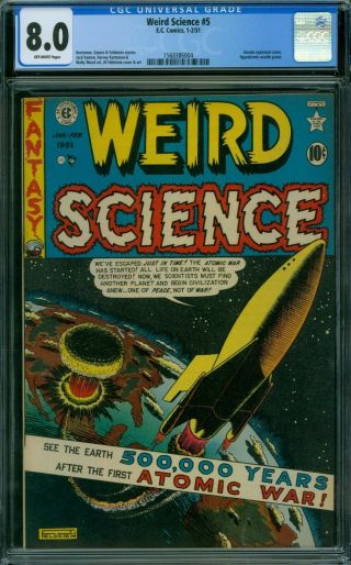Weird Science 5 Cgc 8.  0 - Ow Pages