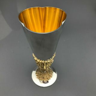 AURUM Silver ' CHICHESTER CATHEDRAL ' Goblet designed by DESMOND CLEN - MURPHY 1976 3
