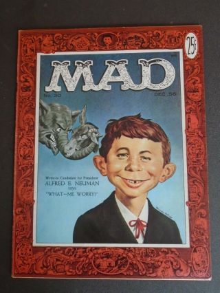 Mad 30 By Norman Mingo - 1st Alfred E.  Neuman Cover