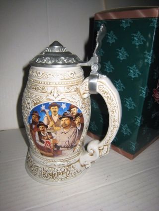 Anheuser - Busch Collector ' s Club 1998 Membership Stein; Old World Heritage; CB7 4