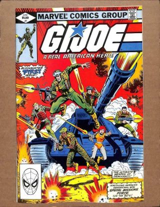 G.  I.  Joe 1 - Near 9.  4 Nm - A Real American Hero Marvel Comics