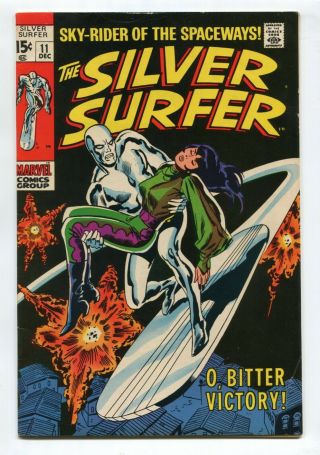 1969 Marvel Silver Surfer 11 Fine,  Unpressed