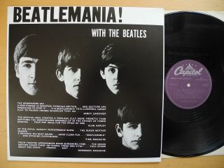 Beatles Beatlemania - With The Beatles Lp 1978 Canada Near