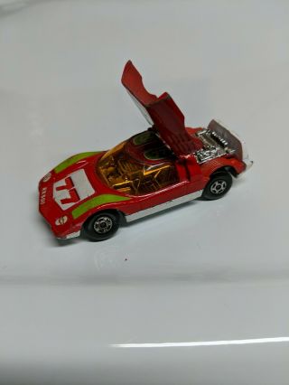 Lesney Matchbox Superfast Mazda Rx 500 No.  66 77 Red 1971 Made In United Kingdom