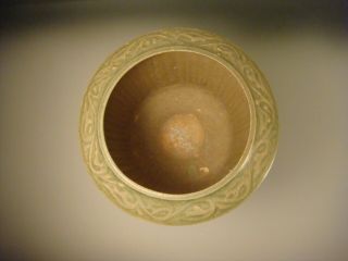 Chinese Song Dynasty Style Celadon Lotus Bowl Crackle Glaze 5