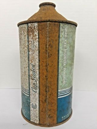 Beverwyck Quart Cone Top beer can Albany York Conetop 4