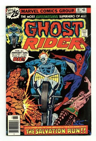Ghost Rider (1st Series) 18 1976 Fn,  6.  5