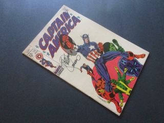 Captain America 111 - Higher Grade - Marvel 1968 - Signed Steranko