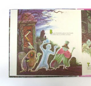STORY AND SONG FROM THE HAUNTED MANSION RARE WALT DISNEY DISNEYLAND LP w/ BOOK 5