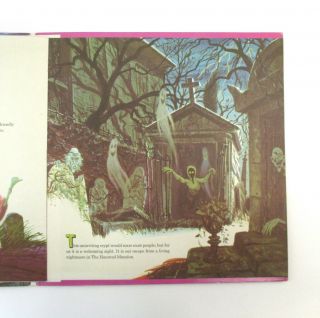 STORY AND SONG FROM THE HAUNTED MANSION RARE WALT DISNEY DISNEYLAND LP w/ BOOK 6