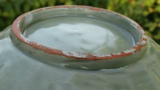 Antique Chinese Porcelain Longquan Celadon Twin Fish Dish or Bowl Song to Ming 4