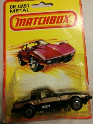 1980 Matchbox Lesney No.  31 Mazda Rx - 7 Black