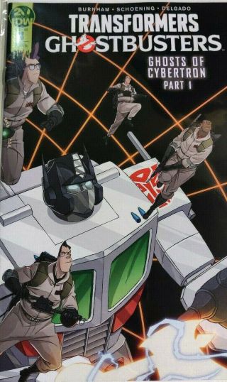 Transformers Ghostbusters 1 Sdcc 2019 Convention Variant Comic Con Idw