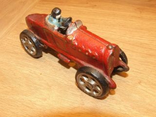 Hubley Cast Iron Racing Car / Racer Toy Usa 1920 