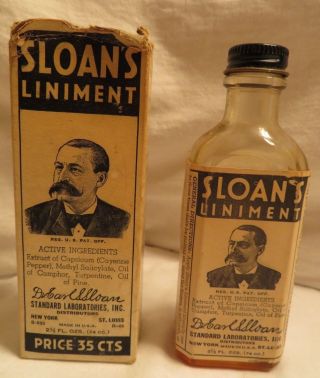 Vintage Bottle Of Sloan 