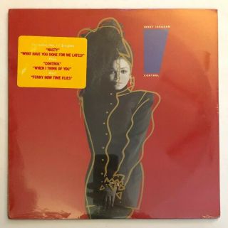 Janet Jackson - Control - 1986 Us 1st Press Sp - 5105 Rare Hype Sticker