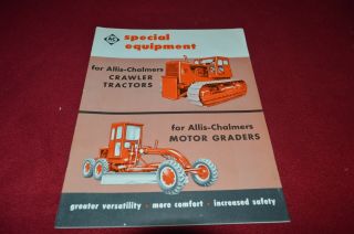 Allis Chalmers Special Equipment Crawlers Motor Grader Dealer 